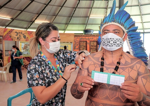 Mais de 82% dos indígenas estão completamente imunizados contra Covid-19 