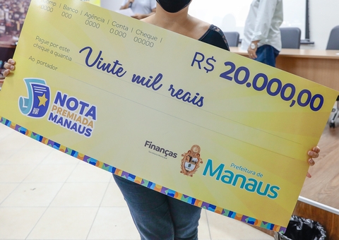 Lista de sorteados no Nota Premiada Manaus é divulgada; Maior prêmio é de R$ 20 mil