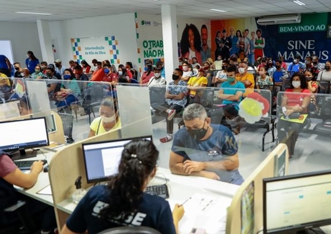 Semana começa com oferta de mais de 130 vagas de emprego pelo Sine Manaus  