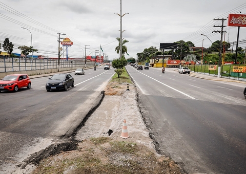 Obras na avenida Torquato Tapajós são concluídas e trânsito liberado