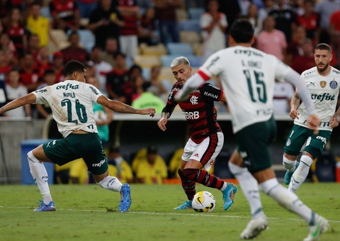 Palmeiras e Flamengo se enfrentam hoje em duelo de gigantes no Brasileirão