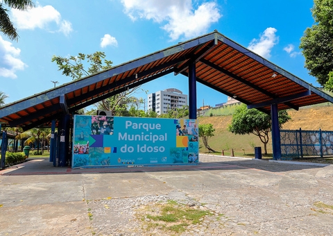 Homem é brutalmente atacado a pauladas na frente do Parque do Idoso