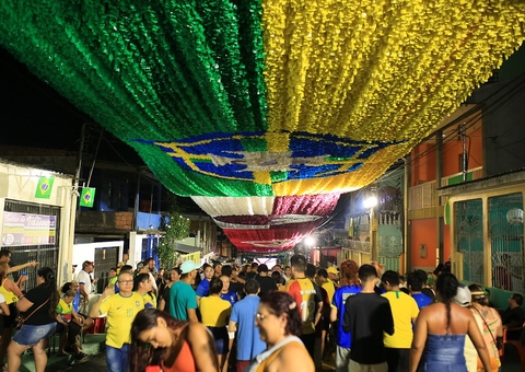 ‘Ruas da Copa’ em Manaus terão transmissão dos jogos do Brasil na Copa 2022