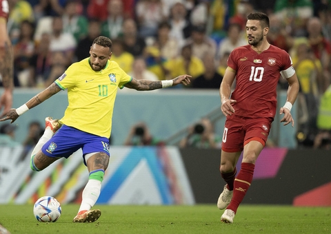 Brasil sai na frente com 2 x 0 contra a Sérvia