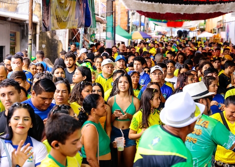 ‘Rua da Copa’ no Morro da Liberdade não terá mais transmissão dos jogos do Brasil