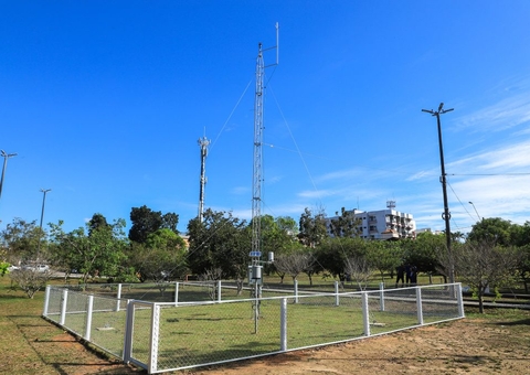 Estação meteorológica é instalada no parque do Mindu