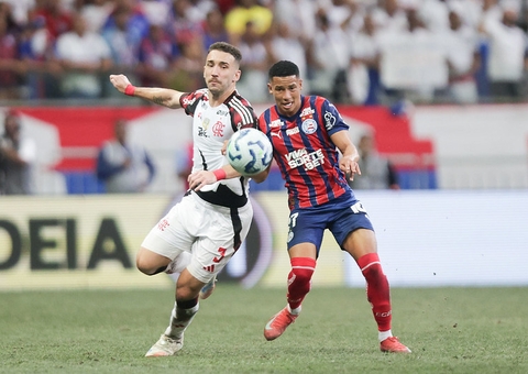 Com dois expulsos, Flamengo é superado pelo Bahia e perde liderança para o Palmeiras