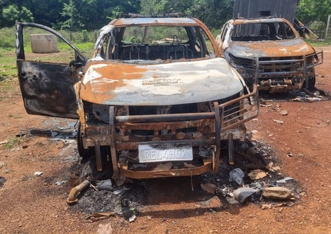 PF mira suspeitos de desmatar área de conservação ambiental e incendiar viaturas no Amazonas
