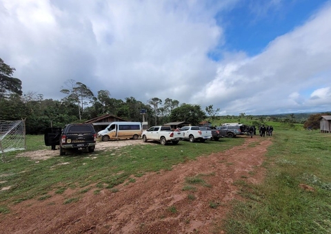 PF faz operação em terra indígena de RO para retirar invasores vindos do Amazonas