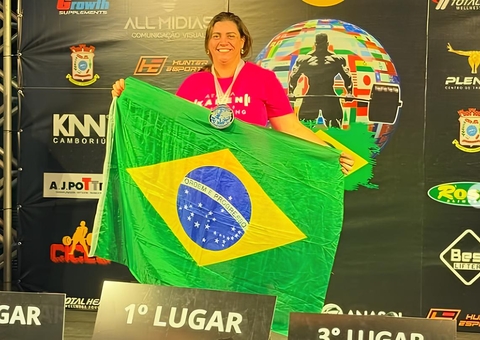 Atleta amazonense conquista título e recorde no Mundial de Powerlifting em Santa Catarina