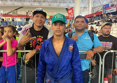 Atleta amazonense vence duas medalhas em Campeonato de Jiu-jitsu em Manaus