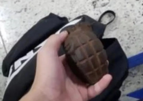 Adolescente de 13 anos leva granada para escola particular 