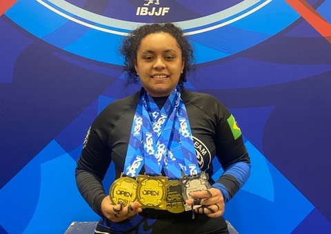 Atleta de Jiu-jítsu de Manaus conquista quatro medalhas em torneio nos EUA