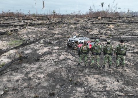 Homens são presos após incendiarem mais de 950 hectares de terras em Boca do Acre