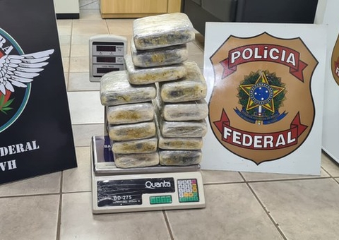PF prende amazonense com 14 kg de drogas em aeroporto