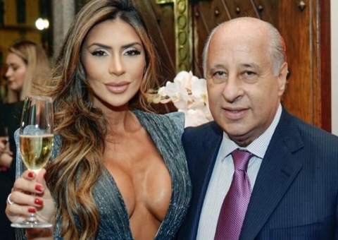 Ex-presidente da CBF anuncia casamento com ex-atriz de Zorra Total