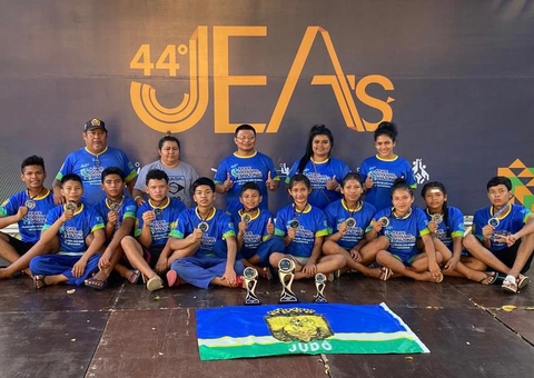 Judocas indígenas de São Gabriel da Cachoeira fazem história no JEAs 2023