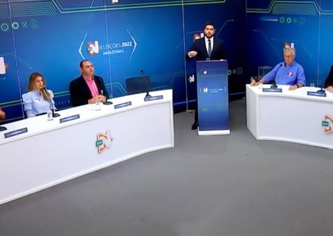 Candidatos a vice Governo do Amazonas participam de debate na TV