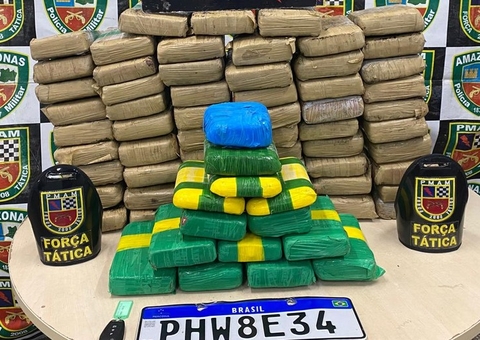 Motorista de aplicativo é preso com 72 tabletes de drogas em Manaus