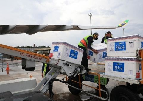 Amazonas recebe mais 124.750 doses de vacinas contra a Covid-19