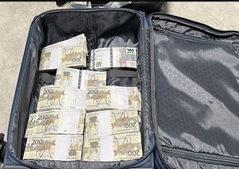 Trio amazonense flagrado com R$ 1,2 milhão em mala é identificado pela PF