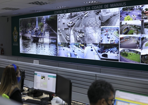 Manauaras acionam mais de 29 mil vezes o sistema de monitoramento de Manaus