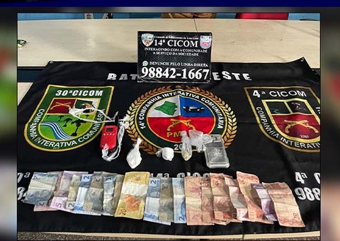 Traficantes fogem da polícia mas deixam comparsa para trás em Manaus