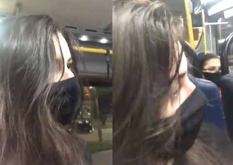 Vídeo: Revoltada, jovem expulsa de ônibus homem que se masturbava ao seu lado 