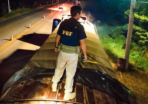 Caminhão que levava madeira ilegal para Santa Catarina é apreendido no Amazonas