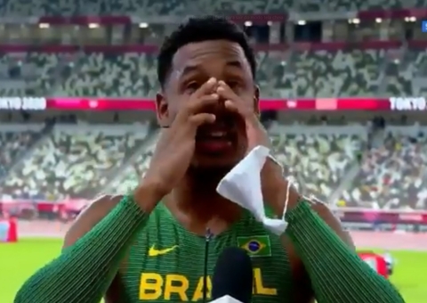 Paulo André fica em 8º na semi e está fora das finais dos 100m rasos       