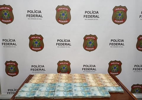 Argentino é preso ao tentar sair do Brasil com R$250 mil escondidos em mochila