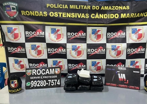 Homem é preso com drogas avaliada em R$ 80 mil no Amazonas