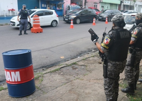Polícia deflagra 'Operação Inquietação' em áreas vermelhas em Manaus