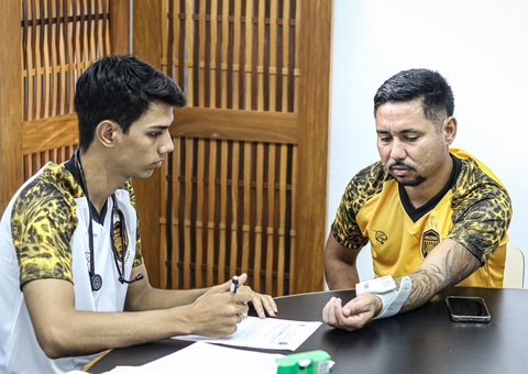 Elenco do Amazonas FC se apresenta para realização de exames médicos