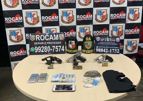 Tráfico de drogas e armas ilegais levam 7 pessoas para a cadeia no Amazonas