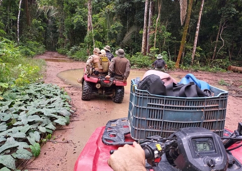 Operação da PF destrói garimpos ilegais em Atalaia do Norte
