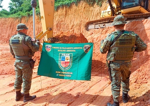 Dupla é presa por extração ilegal de minério em Manaus