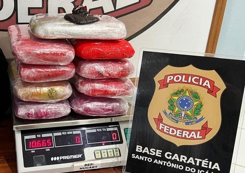 Passageira de barco é presa com 11 kg de drogas em Santo Antônio do Içá