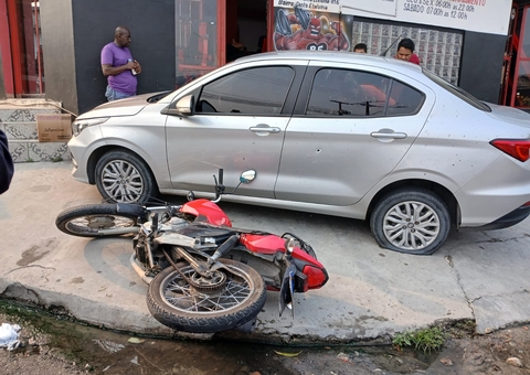 Motociclista de app é perseguido e baleado por agiota no Santa Etelvina