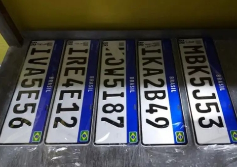 Nova lei aumenta para 8 anos pena para quem falsifica placas de veículos