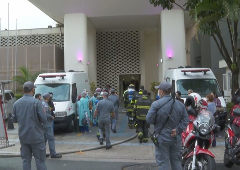 Incêndio atinge hospital no Centro de São Paulo