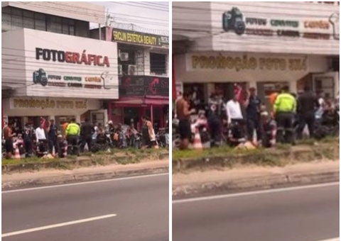 Acidente deixa 4 pessoas feridas e trânsito caótico na Av. Autaz Mirim