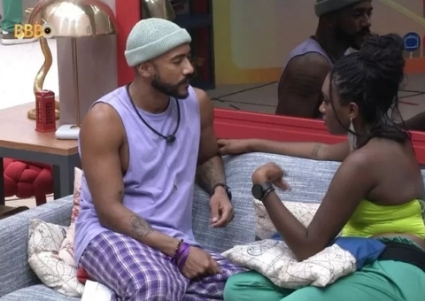 Sarah e Ricardo Alface têm DR durante festa no BBB23