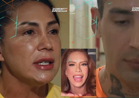 Domingo Espetacular divulga chamada da entrevista com mãe e irmão de Djidja Cardoso