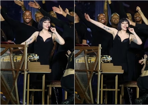 Lady Gaga faz 1ª aparição no Brasil durante ensaio na praia de Copacabana