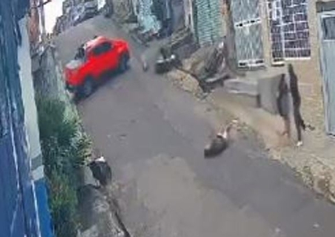 Homem é arremessado de moto ao fugir da Rocam na Alvorada