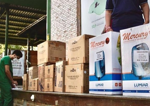 Municípios do Amazonas recebem doações de concentradores de oxigênio