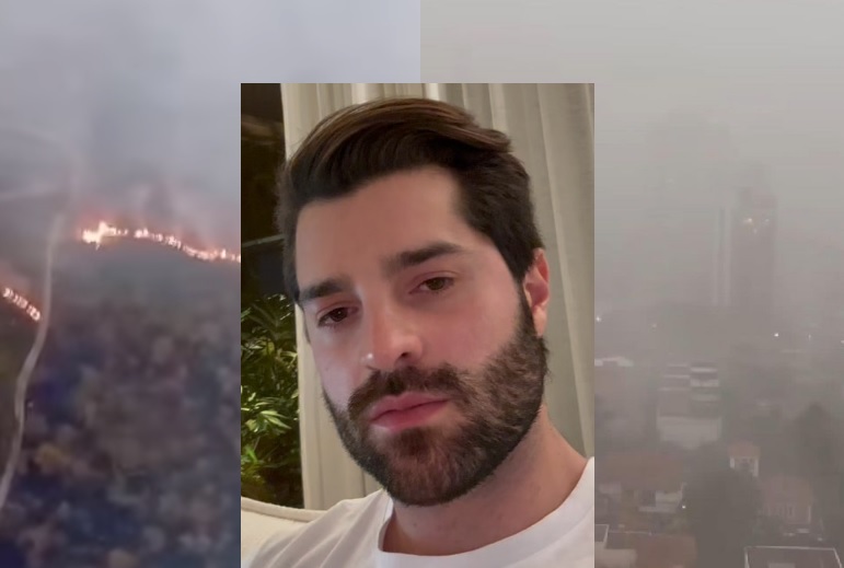 Alok mostra floresta pegando fogo e fala sobre fumaça Manaus: 'SOS'