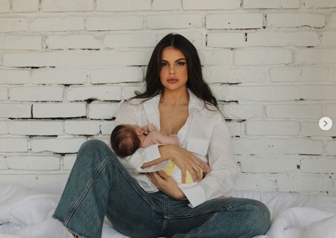 Amanda Kimberly mostra decoração para comemorar os 2 meses de Helena, filha de Neymar