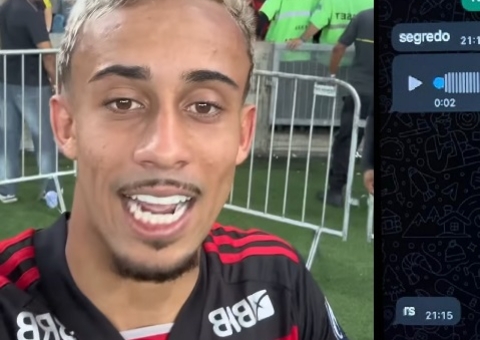 Matheus Gonçalves, do Flamengo, tem foto vazada em motel com amante 